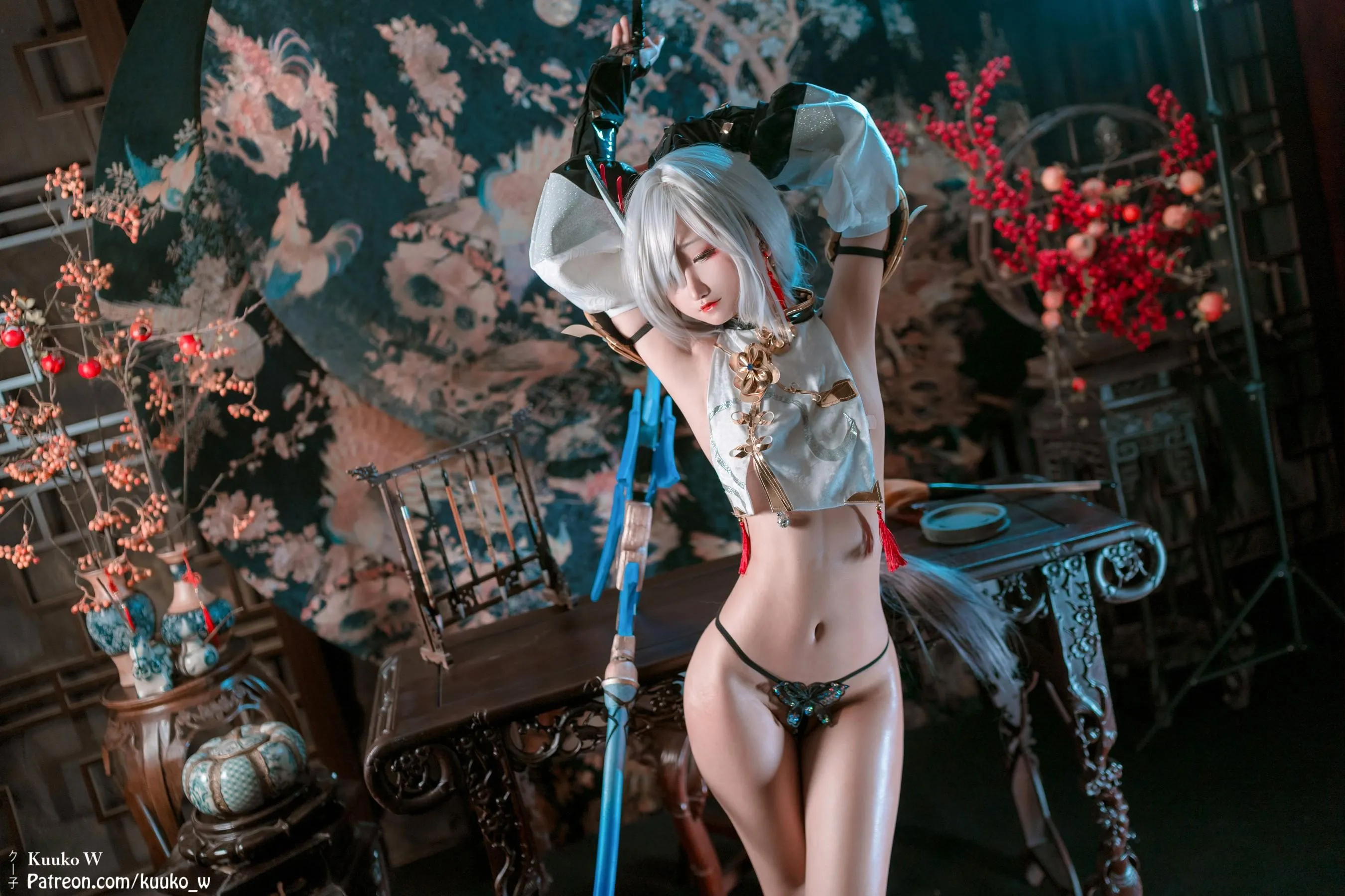 Kuuko W – NO.53 Shenhe Genshin Impact [49P]插图